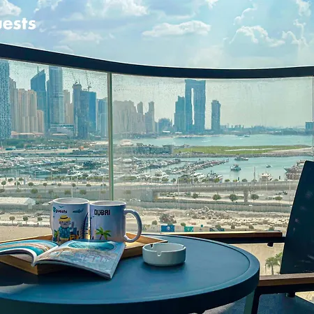 Appartamento Higuests - Marina Vista Tower 1 With Views Of Marina And Ain Dubai Esterno foto