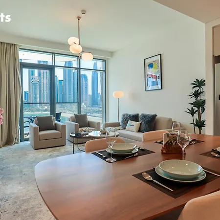 Appartamento Higuests - Marina Vista Tower 1 With Views Of Marina And Ain Dubai Esterno foto
